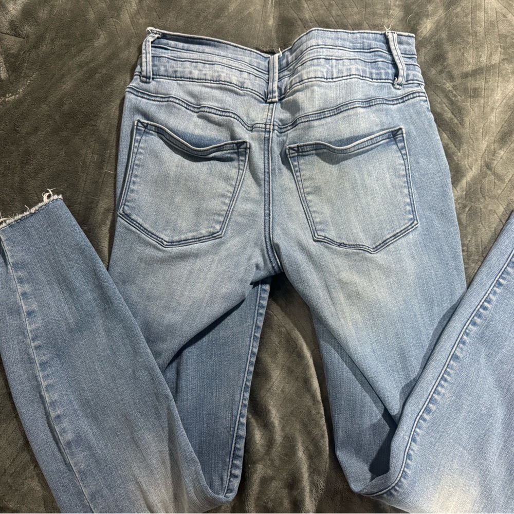 Maurices Light Blue Straight Leg Jeans